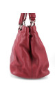 Prada Vitello Daino Shoulder Bag - Burgundy
