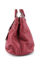 Prada Vitello Daino Shoulder Bag - Burgundy