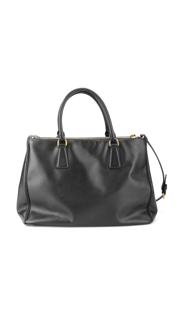Prada Galleria Saffiano Shoulder Bag - Black