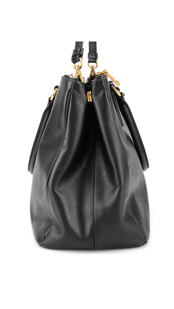 Prada Galleria Saffiano Shoulder Bag - Black