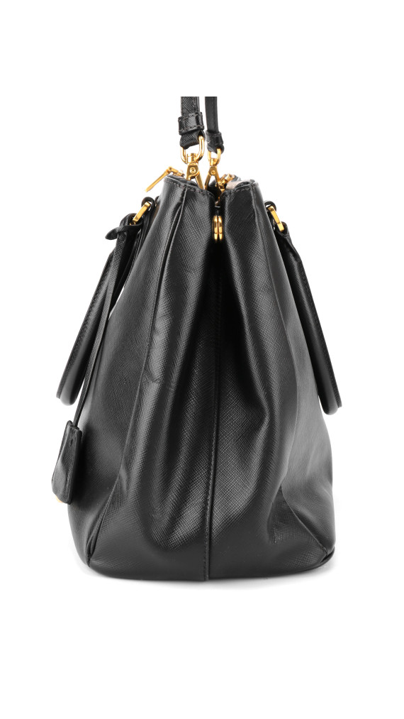 Prada Galleria Saffiano Shoulder Bag - Black