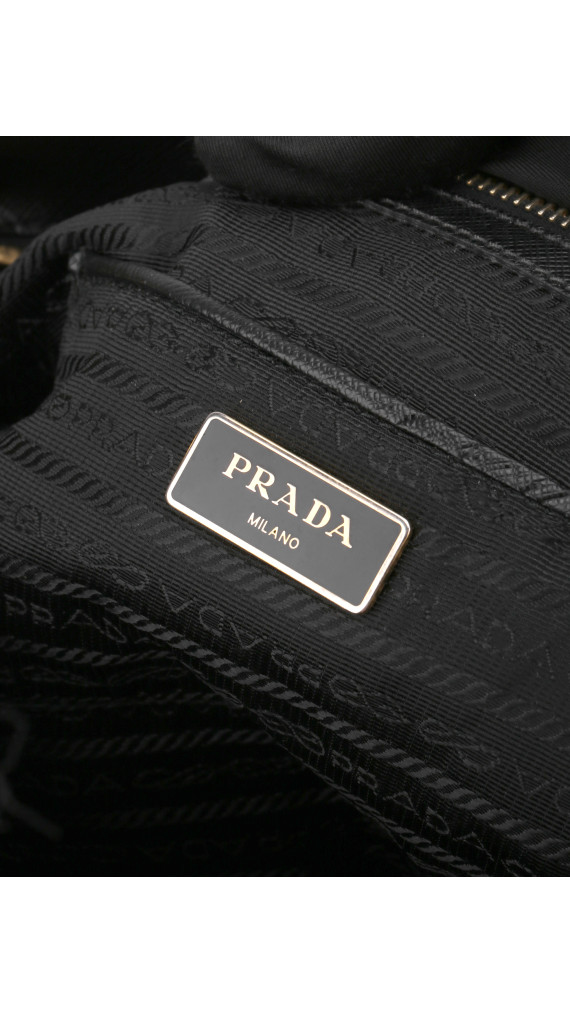 Prada Galleria Saffiano Shoulder Bag - Black