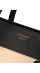 Céline Luggage Mini Tote i tricolor kalveskinn (Den største str)
