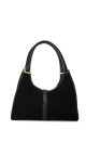 Gucci Jackie Hobo Bag i svart semsket skinn