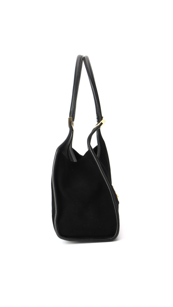 Gucci Jackie Hobo Bag i svart semsket skinn
