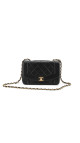 Chanel Diana Flap Bag i svart lammeskinn