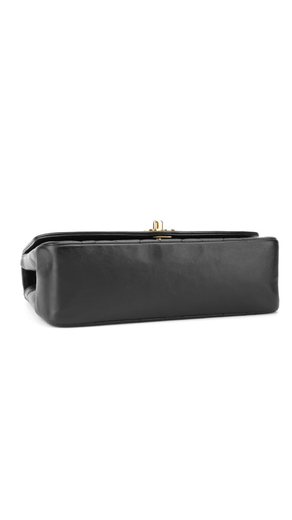 Chanel Diana Flap Bag i svart lammeskinn