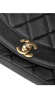 Chanel Diana Flap Bag i svart lammeskinn