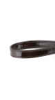 Christian Dior Lady Dior Medium i mørk brun patent skinn