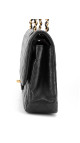 Chanel Classic Double Flap Medium i svart lammeskinn