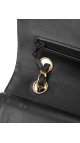 Chanel Classic Double Flap Medium i svart lammeskinn