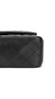 Chanel Classic Double Flap Medium i svart lammeskinn