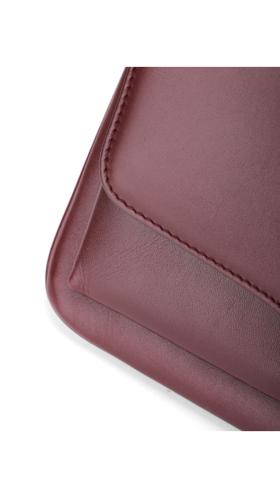 Gucci Arli Small Shoulder Bag i burgunderrødt skinn