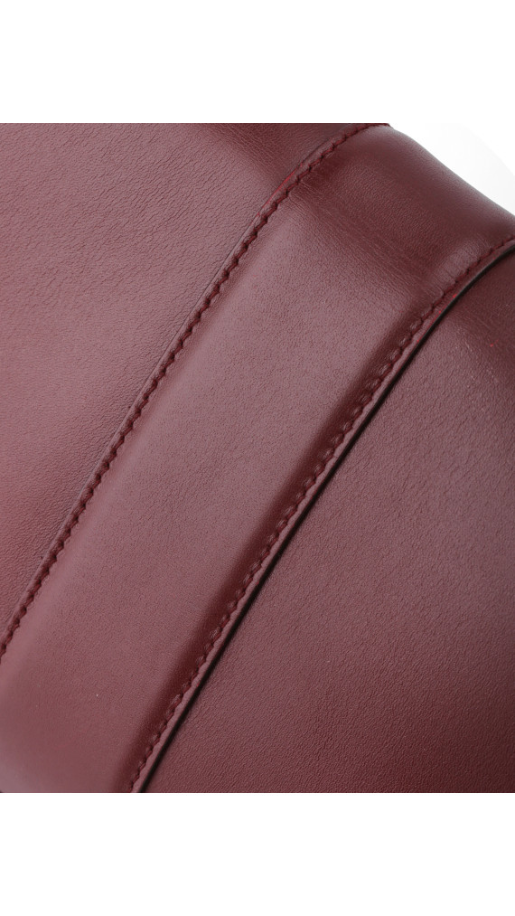 Gucci Arli Small Shoulder Bag i burgunderrødt skinn