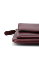 Gucci Arli Small Shoulder Bag i burgunderrødt skinn