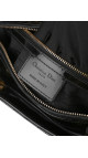 Christian Dior Lady Dior Medium i svart patent skinn