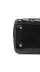 Christian Dior Lady Dior Medium i svart patent skinn