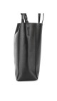 Céline Vertical Cabas i svart grained kalveskinn