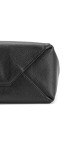 Céline Vertical Cabas i svart grained kalveskinn