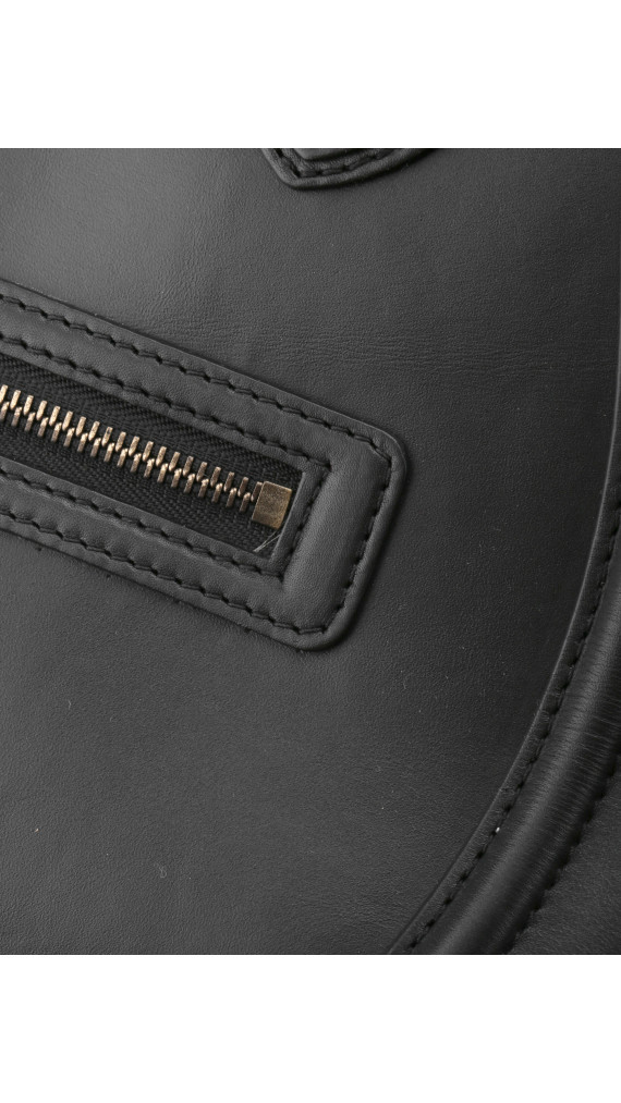Céline Micro Luggage Tote i svart glatt kalveskinn