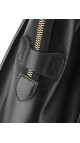 Céline Mini Luggage Tote i svart glatt kalveskinn (Den største str)