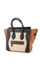 Céline Micro Luggage Tote i tricolor kalveskinn