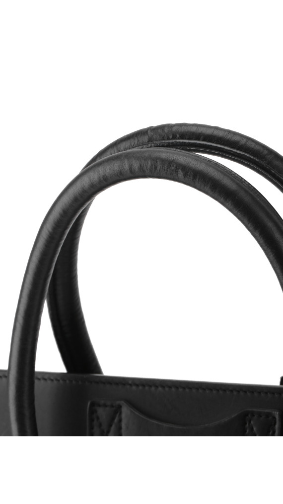 Céline Micro Luggage Tote i tricolor kalveskinn