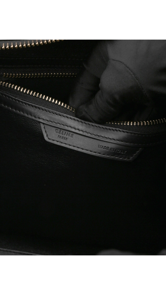 Céline Micro Luggage Tote i tricolor kalveskinn