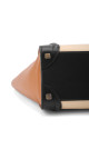 Céline Micro Luggage Tote i tricolor kalveskinn