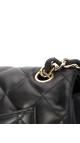 Chanel Double Flap Jumbo - Black Lambskin