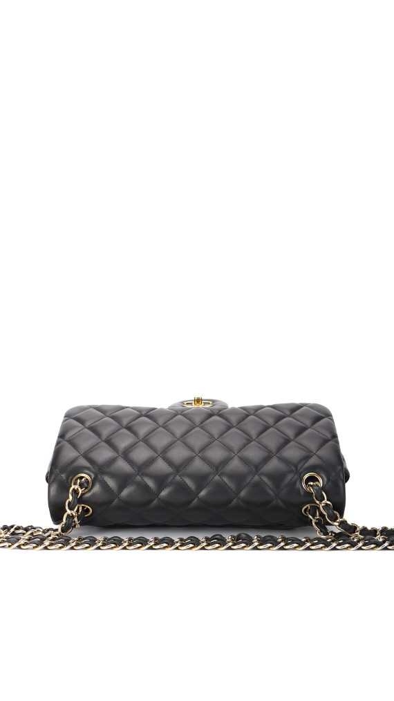 Chanel Double Flap Jumbo - Black Lambskin