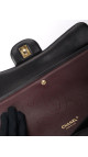 Chanel Double Flap Jumbo - Black Lambskin