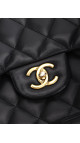 Chanel Double Flap Jumbo - Black Lambskin