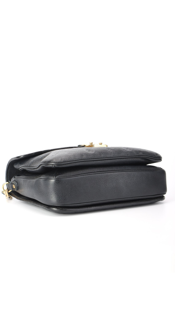 Louis Vuitton Pochette Métis i sort Monogram Empreinte-skinn