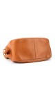 Prada Soft Calf Flap Shoulder Bag i karamellbrunt skinn
