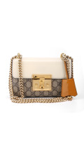 Gucci GG Supreme Padlock Shoulder Bag