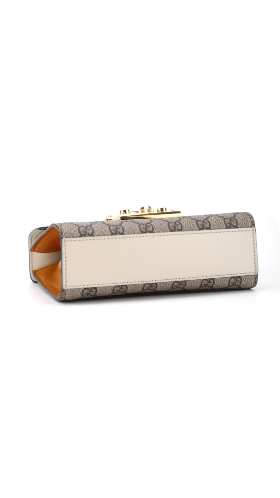 Gucci GG Supreme Padlock Shoulder Bag