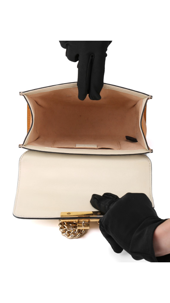 Gucci GG Supreme Padlock Shoulder Bag