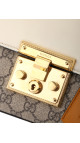 Gucci GG Supreme Padlock Shoulder Bag