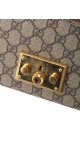 Gucci GG Supreme Padlock Shoulder Bag