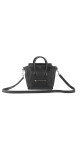 Céline Nano Luggage Tote i svart grained kalveskinn