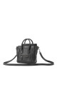 Céline Nano Luggage Tote i svart grained kalveskinn