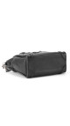 Céline Nano Luggage Tote i svart grained kalveskinn