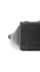 Céline Nano Luggage Tote i svart grained kalveskinn