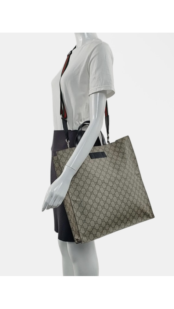 Gucci GG Supreme Top Handle Shoulder Bag
