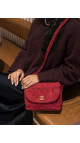 Chanel Single Flap Shoulder Bag Red Suede