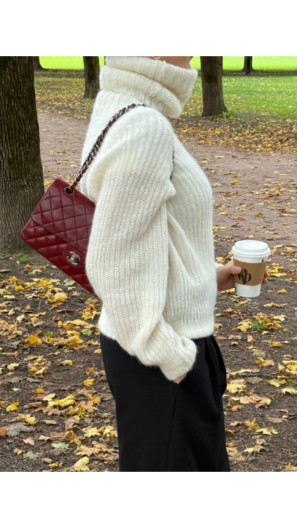 Chanel Classic Double Flap Bag I Burgunder Lammeskinn