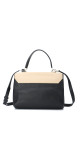 Louis Vuitton Lockme i to-tonet beige og svart shoulder bag
