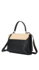 Louis Vuitton Lockme i to-tonet beige og svart shoulder bag
