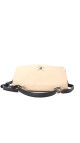 Louis Vuitton Lockme i to-tonet beige og svart shoulder bag